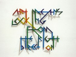 art means looking from the right direction, 2011, kredki ołówkowe, 1/2